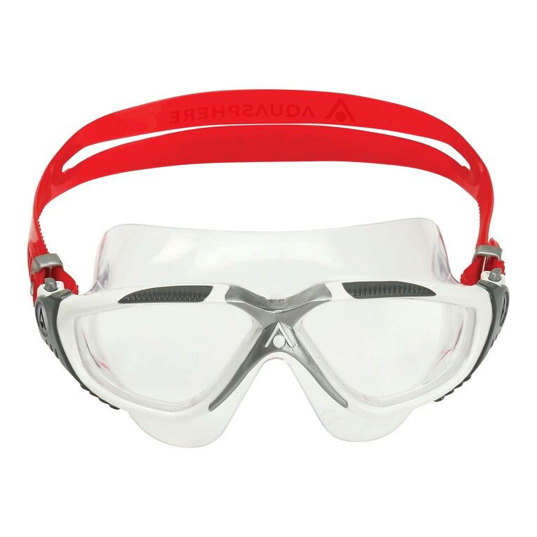 Aqua Sphere - Vista Mask - White Silver Frame Clear Lens