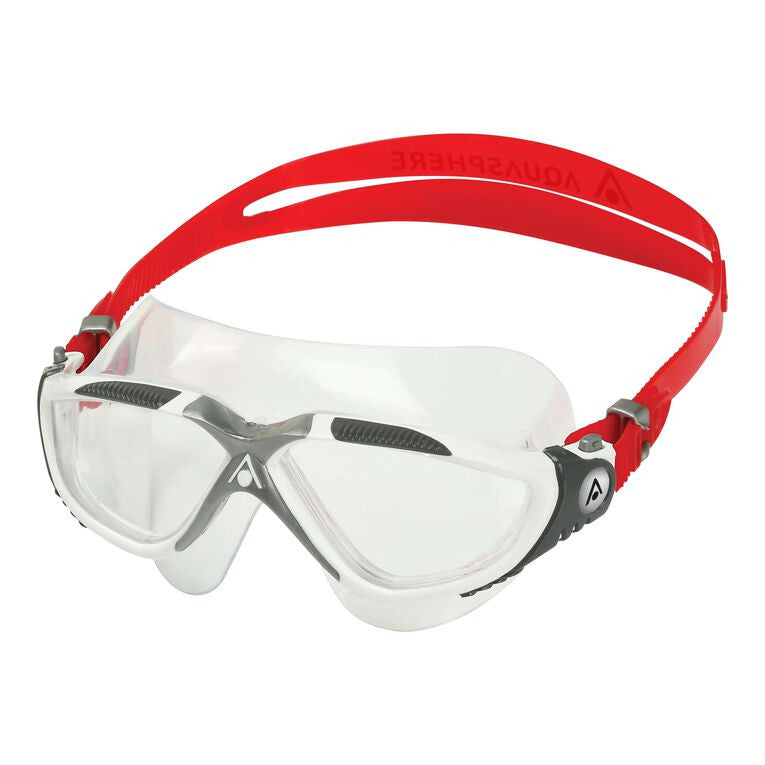 Aqua Sphere - Vista Mask - White Silver Frame Clear Lens