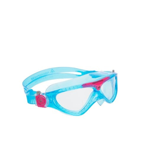 Aqua Sphere - Vista Junior Mask - Turquoise Pink Frame Clear Lens