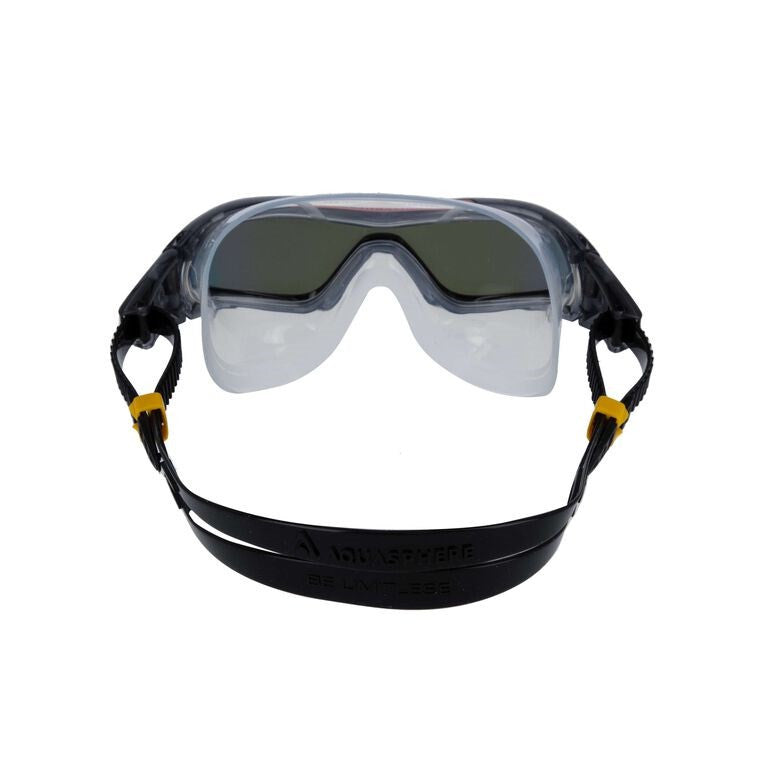 Aqua Sphere - Vista Pro Mask Mirror - Dark Grey/Orange Frame Indigo Titanium Mirror Lens