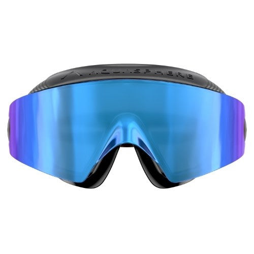 Aqua Sphere - Defy Ultra Titanium Mirror Mask - Indigo Titanium Lens Black/Yellow Frame