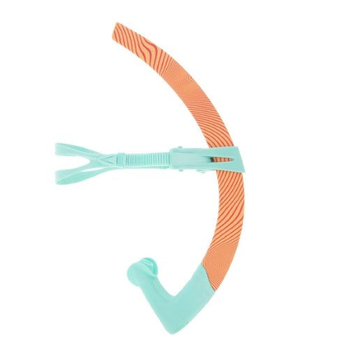 Aqua Sphere - Focus Snorkel - Regular Fit - Light Blue Orange