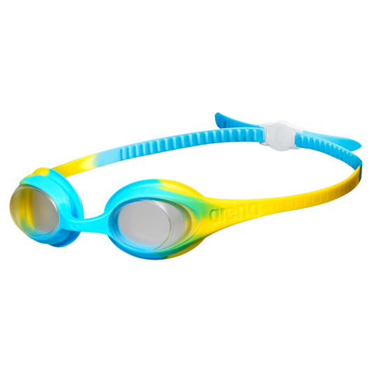 Arena - Spider Kids Goggle - Light Blue/Clear/Yellow