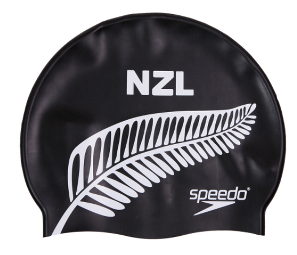 Speedo - New Zealand Fern Silicone Swim Cap