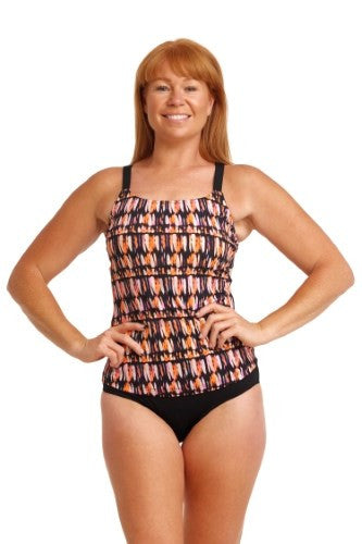 Funkita - Womens - Scoop Neck Tankini Top - Headlights