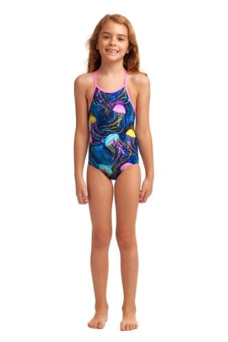 Funkita - Toddler Girls - Printed One Piece - Schwimma Stinga