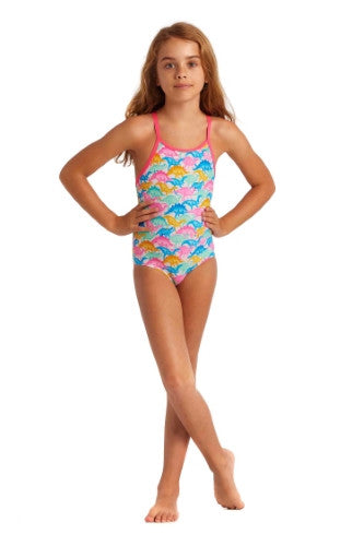 Funkita - Toddler Girls - Printed One Piece - Minisaurus