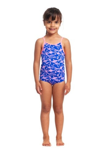 Funkita - Toddler Girls - Printed One Piece - Minky Pinky