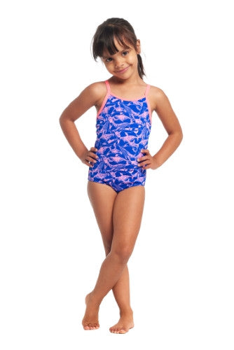 Funkita - Toddler Girls - Printed One Piece - Minky Pinky