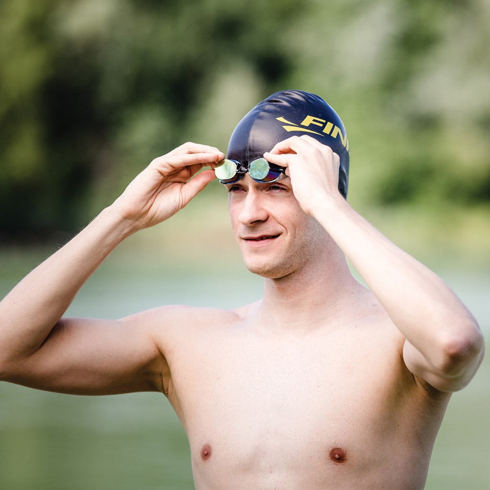 Finis - Dart - Traditional Hard Frame Goggles - Gold Mirror