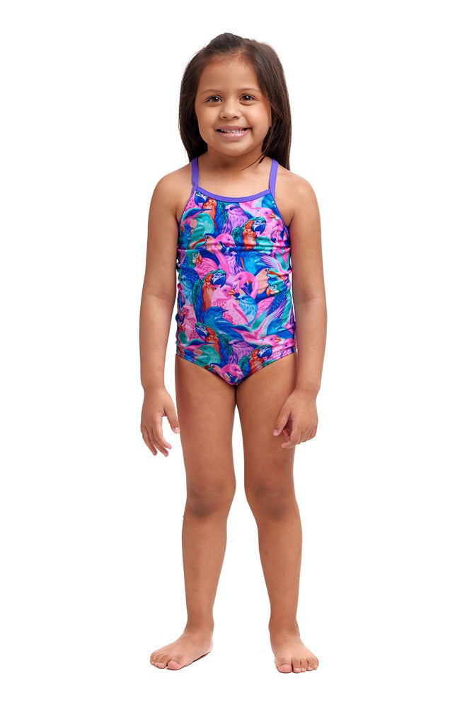 Funkita - Toddler Girls - Printed One Piece - Birds Gone Wild