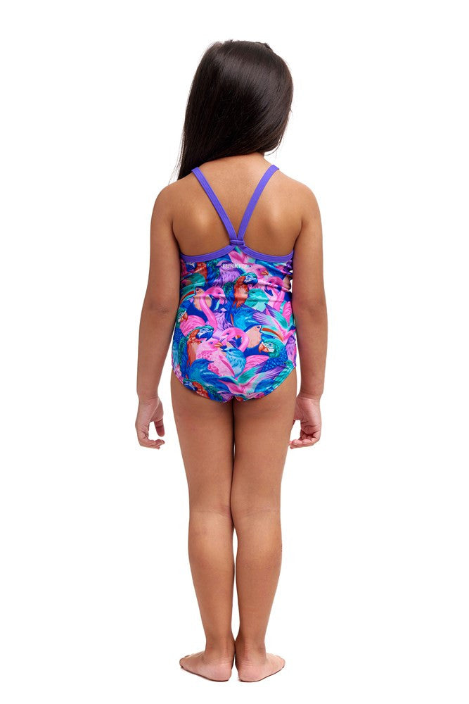 Funkita - Toddler Girls - Printed One Piece - Birds Gone Wild