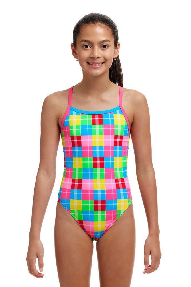 Funkita - Girls - Single Strap One Piece - Party Patch