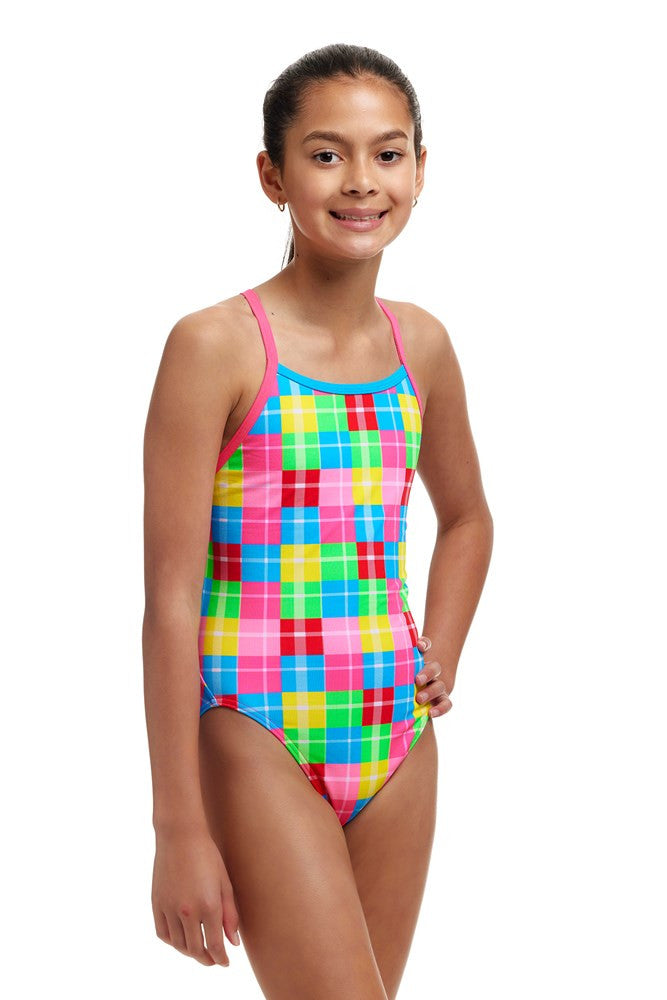 Funkita - Girls - Single Strap One Piece - Party Patch