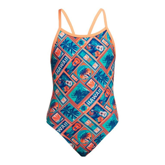 Funkita - Girls - Single Strap One Piece - Tiki Tango