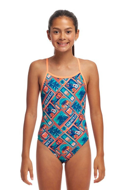 Funkita - Girls - Single Strap One Piece - Tiki Tango