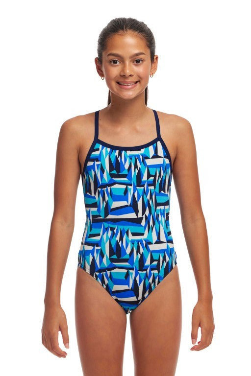 Funkita - Girls - Single Strap One Piece - Polar Caps