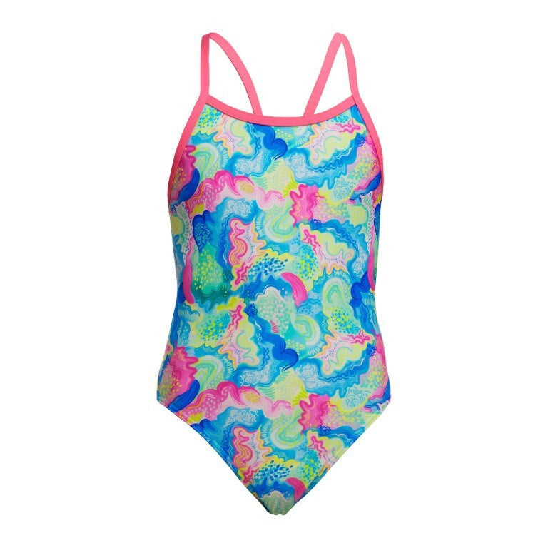 Funkita - Girls - Single Strap One Piece - Olive Oily