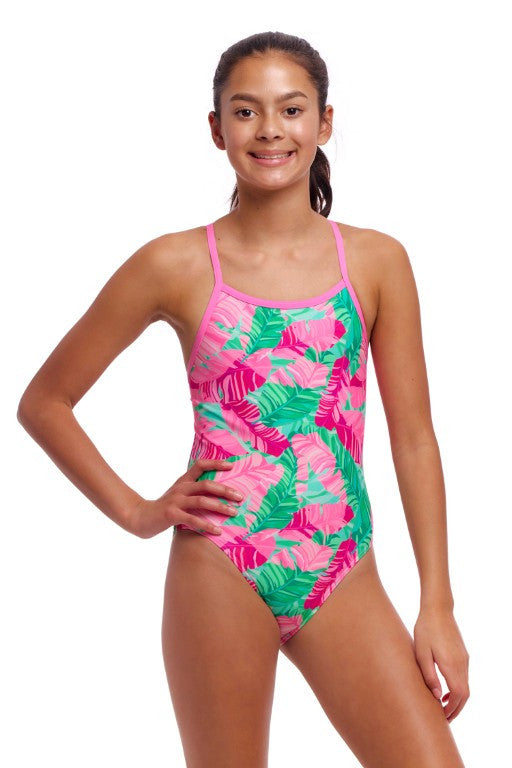 Funkita - Girls - Single Strap One Piece - Tropic Palm