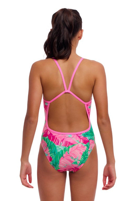 Funkita - Girls - Single Strap One Piece - Tropic Palm