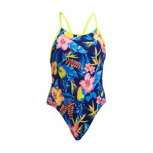 Funkita - Girls - Diamond Back One Piece - In Bloom