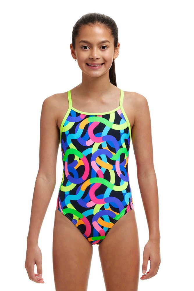 Funkita - Girls - Diamond Back One Piece - Got Worms