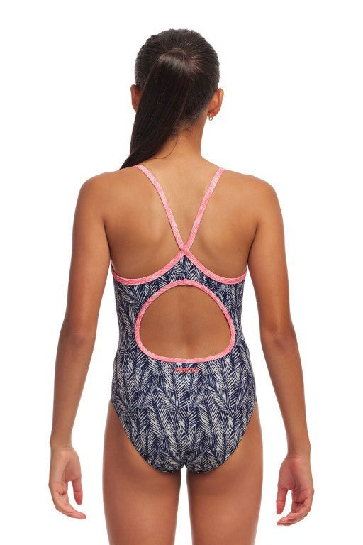 Funkita - Girls - Diamond Back One Piece - Pressure Palm