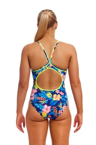 Funkita - Womens - Diamond Back One Piece - In Bloom