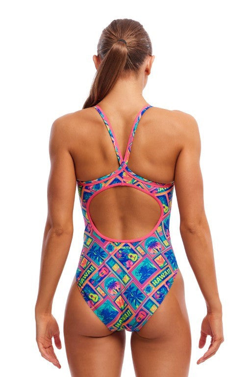 Funkita - Womens - Diamond Back One Piece - Coco Canel