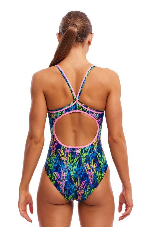 Funkita - Womens - Diamond Back One Piece - Midnight Meadow