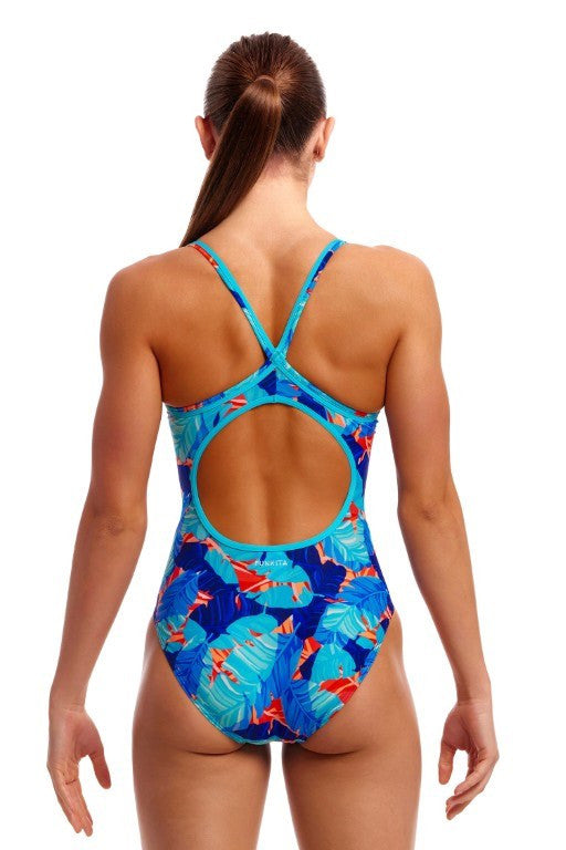 Funkita - Womens - Diamond Back One Piece - Lotsa Leaves