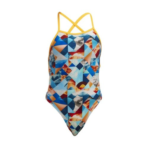 Funkita - Girls - Strapped In One Piece - Smashed Wave