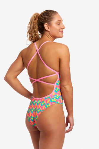 Funkita - Womens - Strapped In One Piece Swimsuit - Foxy Friends