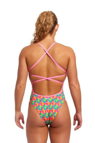 Funkita - Womens - Strapped In One Piece Swimsuit - Foxy Friends