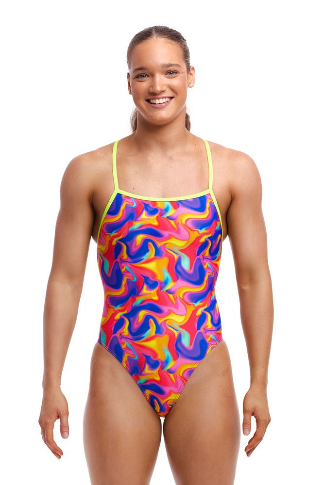 Funkita - Womens - Strapped In One Piece - Summer Swirl