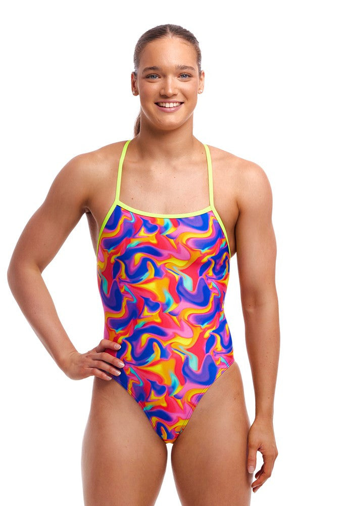 Funkita - Womens - Strapped In One Piece - Summer Swirl