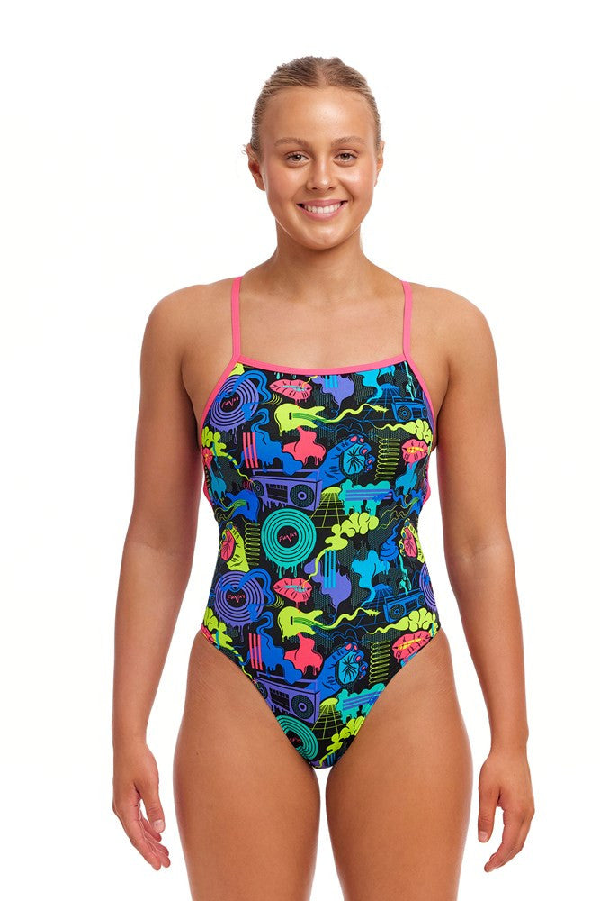 Funkita - Womens - Strapped In One Piece - Poppy Long