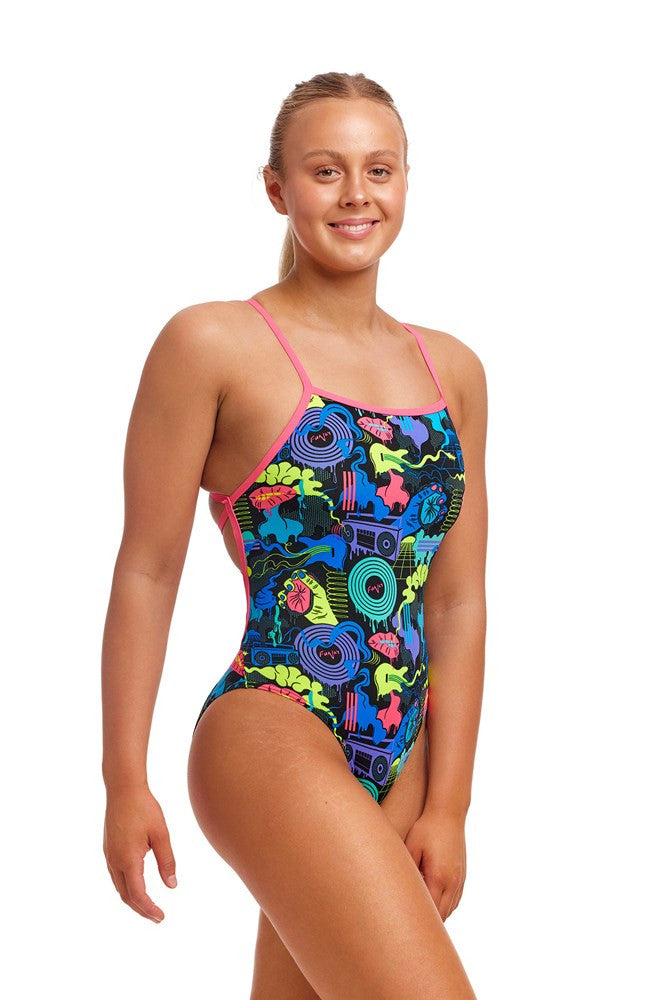 Funkita - Womens - Strapped In One Piece - Poppy Long