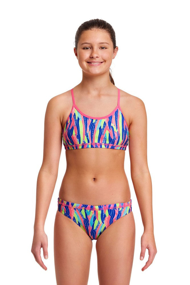 Funkita - Girls - Racerback Two Piece Swimsuit - Wing Tips