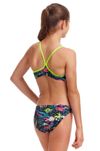 Funkita - Girls - Racerback Two Piece - Hippy Dippy