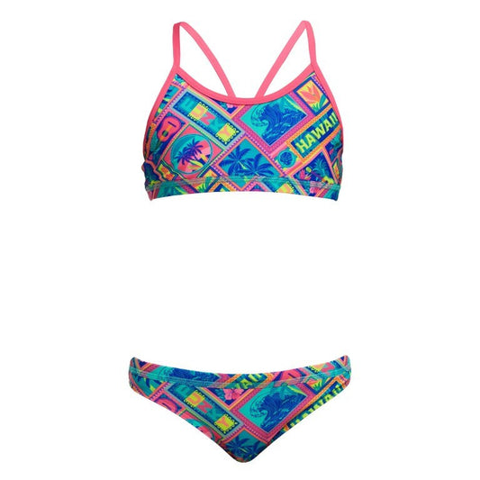 Funkita - Girls - Racerback Two Piece - Coco Canel