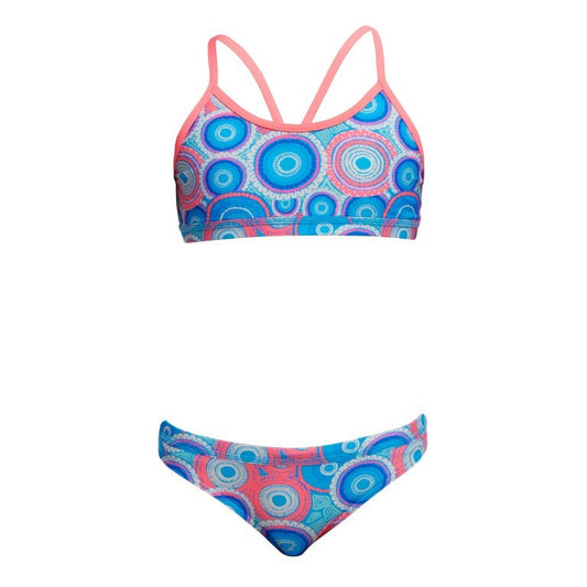 Funkita - Girls - Racerback Two Piece - Bundjalung Blue