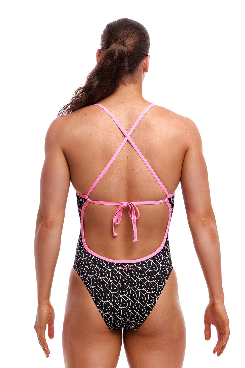 Funkita - Womens - Tie Me Tight One Piece - Summer Fish