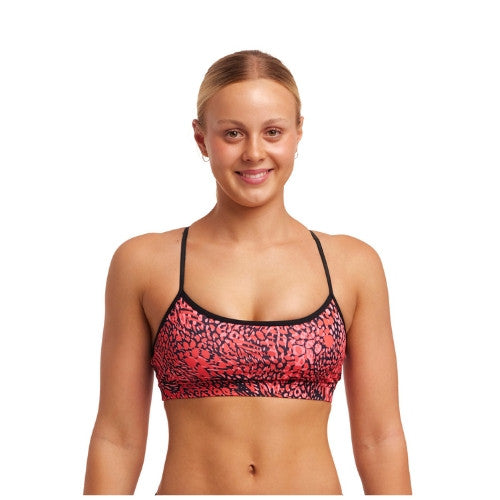 Funkita - Womens - Swim Crop Top - Spot Lots