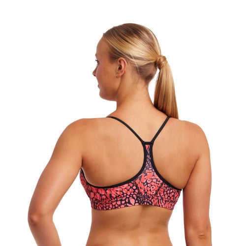 Funkita - Womens - Swim Crop Top - Spot Lots