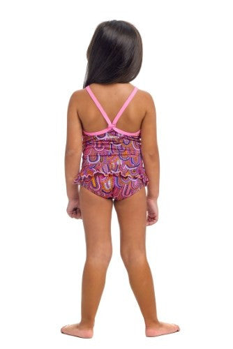 Funkita - Toddler Girls - Belted Frill One Piece - Learn To Fly