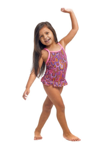 Funkita - Toddler Girls - Belted Frill One Piece - Learn To Fly