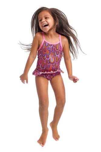 Funkita - Toddler Girls - Belted Frill One Piece - Learn To Fly