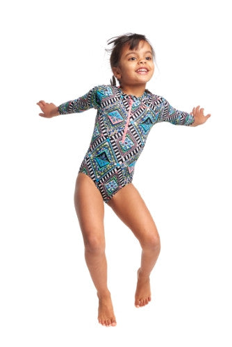 Funkita - Toddler Girls - Sun Cover One Piece - Weave Please