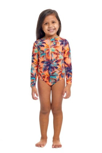 Funkita - Toddler Girls - Sun Cover One Piece - Sand Storm